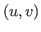 $ (u,v)$