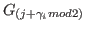 $ G_{(j+\gamma_i mod2)}$